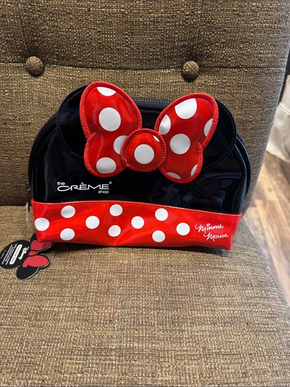 Disney Minnie Mouse x the crème shop makeup cosmetic bag NWT